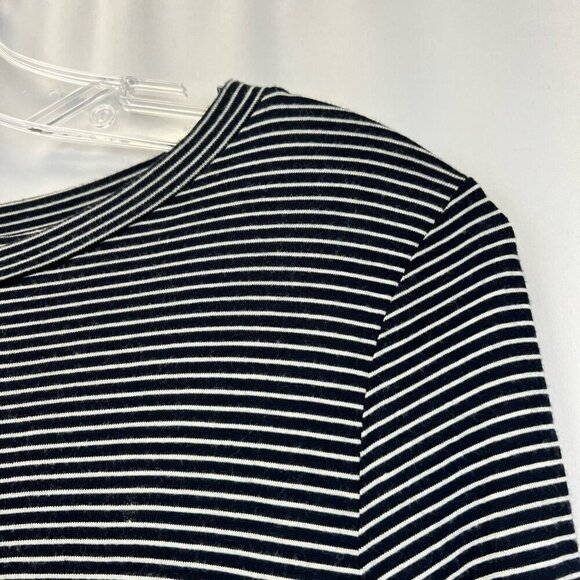 Vero Moda Womens Casual Top Navy White Striped Long Sleeve Twist Front S - Picture 6 of 10